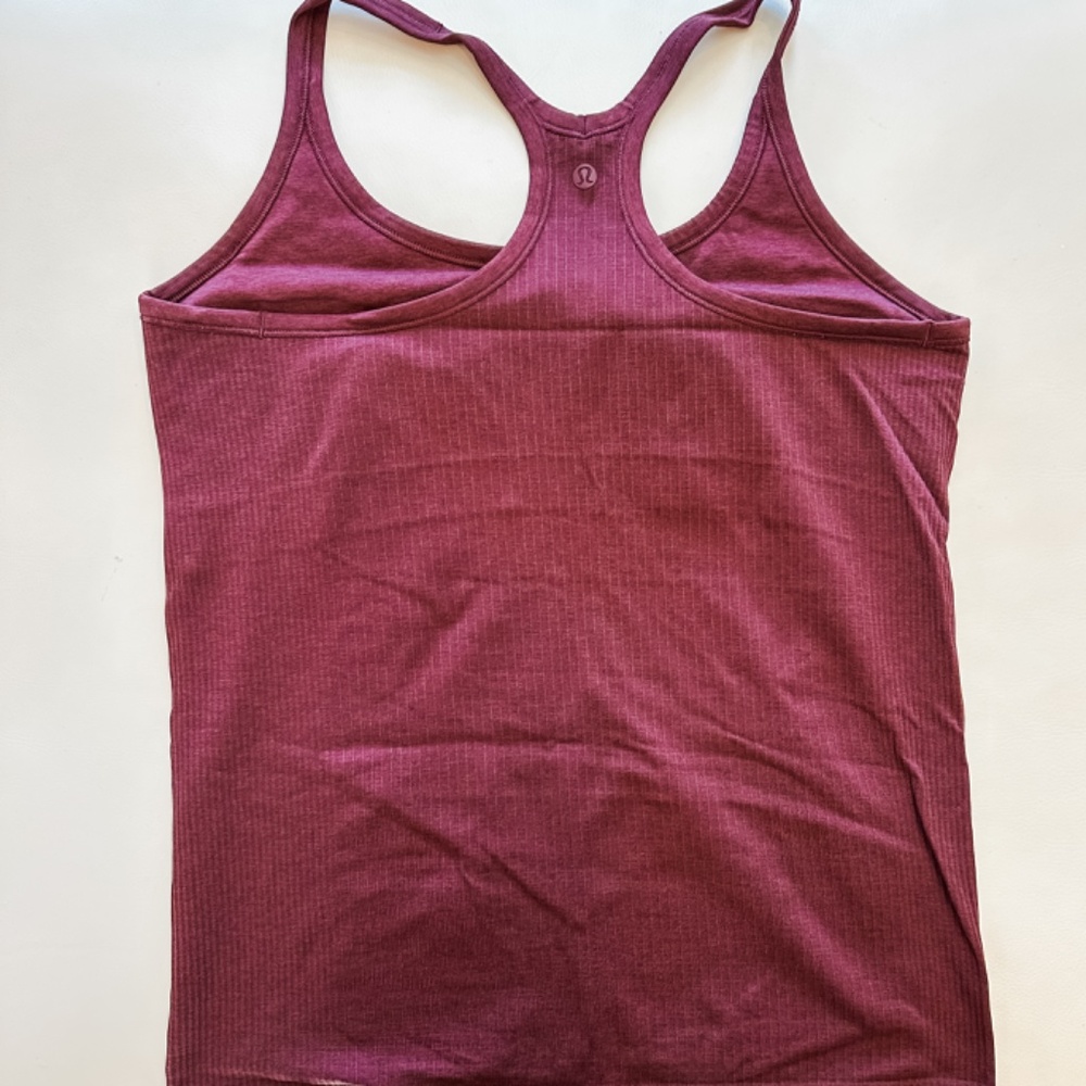 ❤️ Lululemon Ebb to Street Tank Top | Garnet | 12 ❤️ - Picture 8 of 9